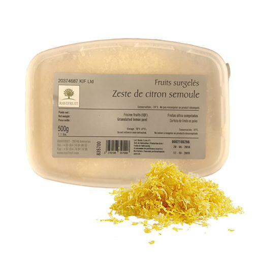 Лимон цедра замороженная, Ravifruit, 25 гр