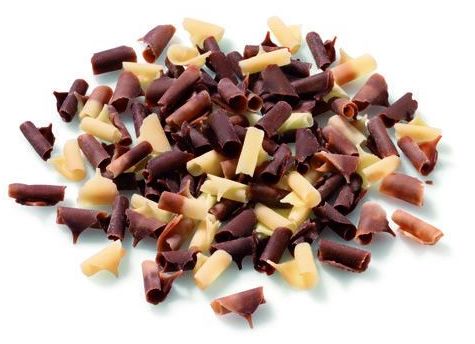 Завитки из смеси белого и молочного шоколада Mona Lisa, Callebaut, 50 гр