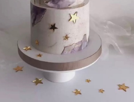 Набор топперов "Звезды" золотые, 12 шт