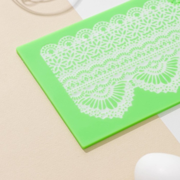 Коврик для айсинга Доляна «Кружево», 40×12 см