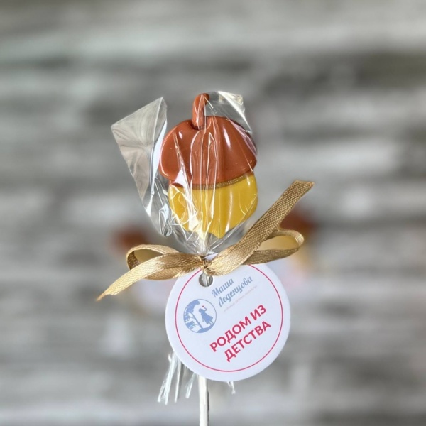 Леденец из изомальта "Орешек", цвет микс, 5 см