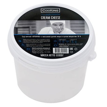 Сыр творожный сливочный Кремчиз 70% 11 кг, COOKING, БЕЛАРУСЬ