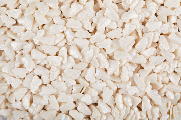 Посыпка кондитерская "Облака белые перламутровые", опт 750 гр