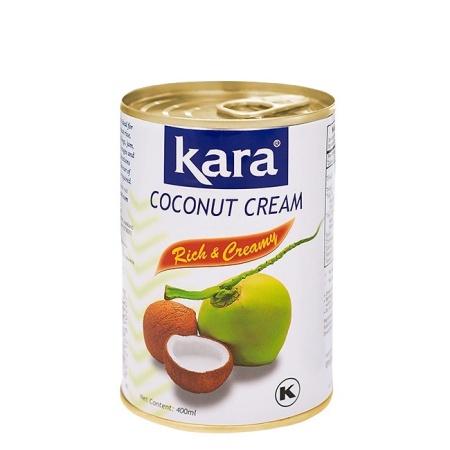 Кокосовые сливки KARA 25%, ж/б, 400 мл