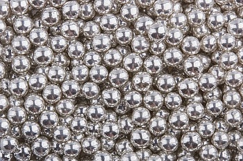 Посыпка кондитерская Шарики СЕРЕБРЯНЫЕ d 6 мм, 30 гр