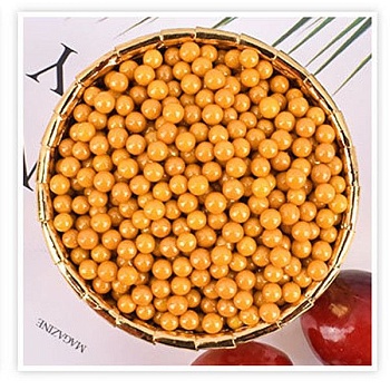 Посыпка кондитерская "Шарики 4 мм" золото 30 гр