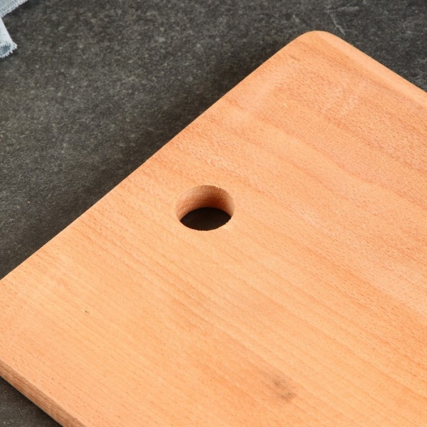 Доска разделочная "Славяночка", 35х24х1,5 см, цельный массив бука