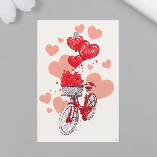 Бирка декоративная "Букет" 4х6 см, 1 шт