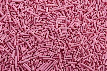 Посыпка кондитерская "Вермишель розовая", опт 750 гр