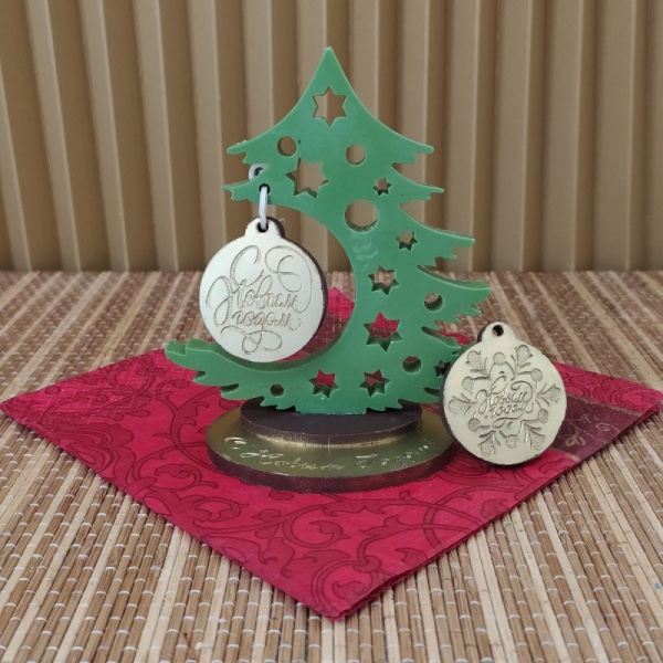 Молд силиконовый " Елочные украшения" №2