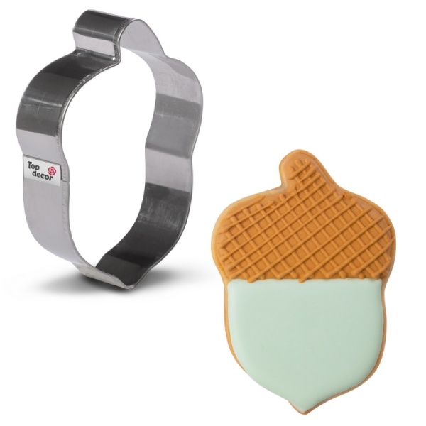 Вырубка для пряника "Желудь", 103х75 мм