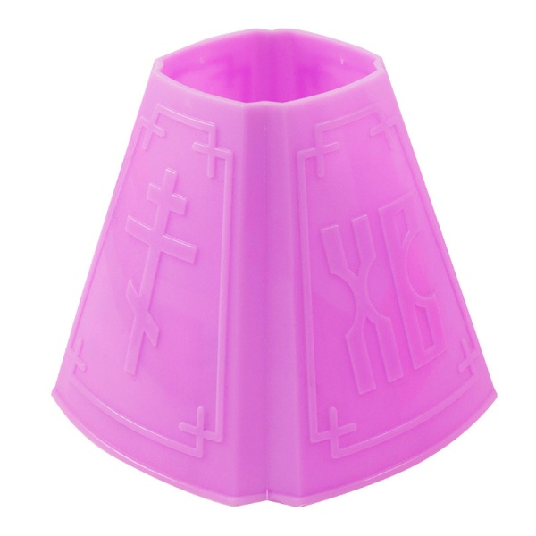 Форма для пасхи №2, ЦЕЛЬНАЯ пластиковая h=10 см