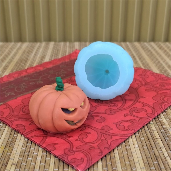 Молд силиконовый 3D "Тыква на хэллоуин"