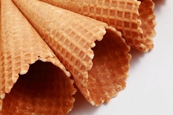 Рожок вафельный 15 см естественный край 5 шт