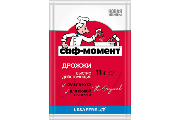 Дрожжи сухие быстродействующие Саф-момент, 11 гр
