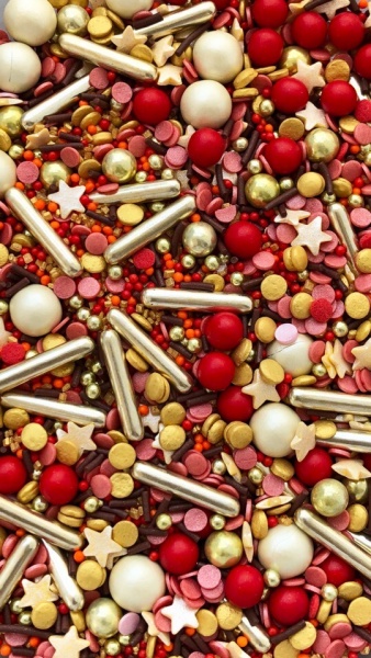 Посыпка фирменная MIXIE "Красный бархат", 50 гр