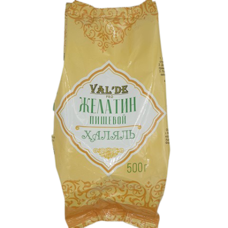 Желатин гранулированный халяль Val'de , Россия, 100 гр
