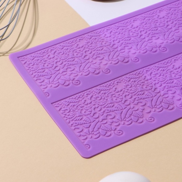 Коврик для айсинга Доляна «Природная красота», 2 полосы, 38,4×19,2 см