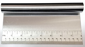 Шпатель кондитерский для выравнивания, металл, 22 см