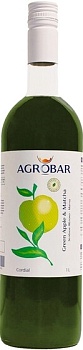 Кордиал (основа для лимонада) Agrobar, Зеленое яблоко - Матча, опт 1 л