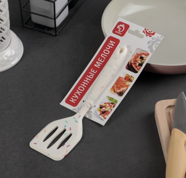 Лопатка с прорезями Доляна «Конфетти», 20,5 см