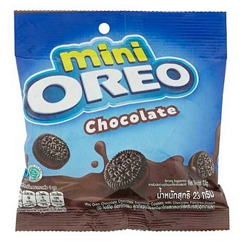 Печенье Oreo Mini Choco, пакет 20,4 гр