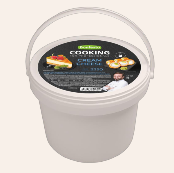 Сыр творожный сливочный Кремчиз 70% 2,25 кг, COOKING, БЕЛАРУСЬ