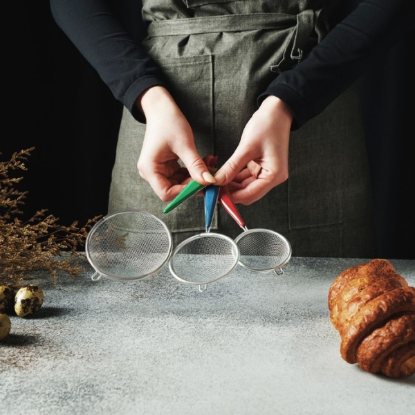 Набор сит Доляна, 3 шт, d=6/7/9 см