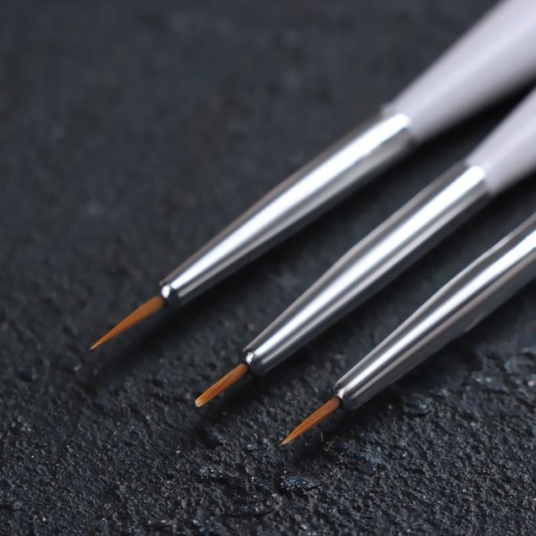 Кисти кондитерские для мелких деталей, (набор 3 шт)