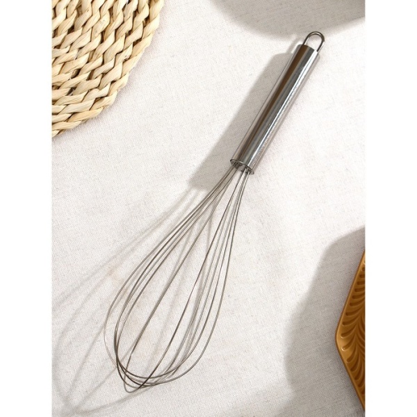 Венчик для взбивания Доляна «Стандарт», 30 см, цвет серебристый Венчик для взбивания Доляна «Стандарт», 30 см, цвет серебристый