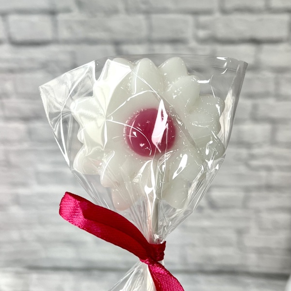 Леденец из изомальта "Цветочек", цвет микс, 4 см