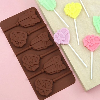 Форма для леденцов "Подарок с бантиком", 6 ячеек