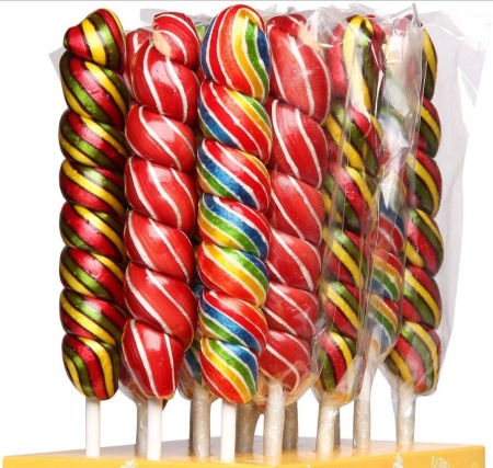 Карамель леденцовая Candy Fox "Спираль" , 30 гр