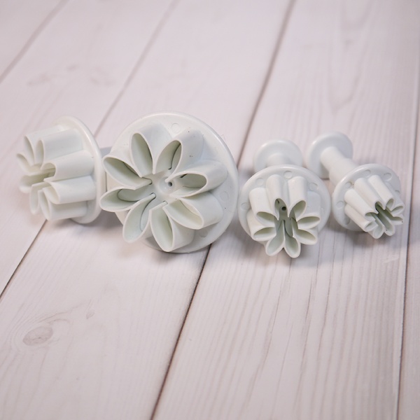 Набор плунжеров кондитерских  «Герберы», 4 шт