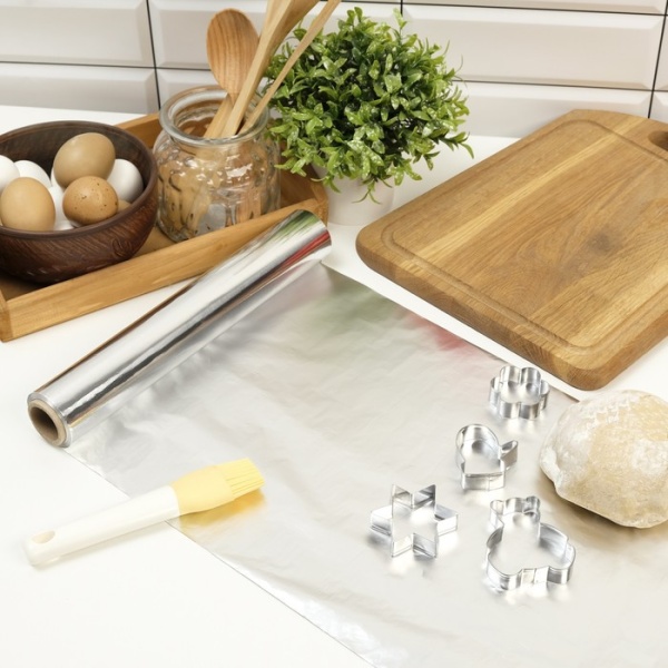 Фольга пищевая универсальная , 44 см х 7 м, 14 мкм