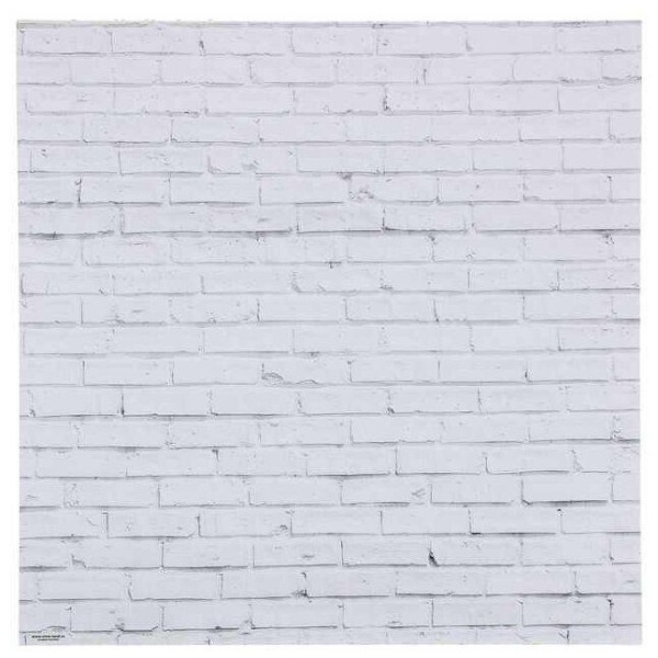 Фотофон "Кирпич белый" 45*45 см, картон