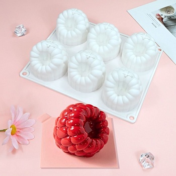 Форма для выпечки и муссовых десертов  «Малина», 20×17 см, 6 ячеек