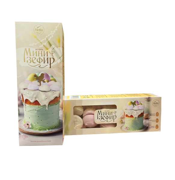 Мини-зефир "Doni Zefironi" ассорти Пасха, 150 гр