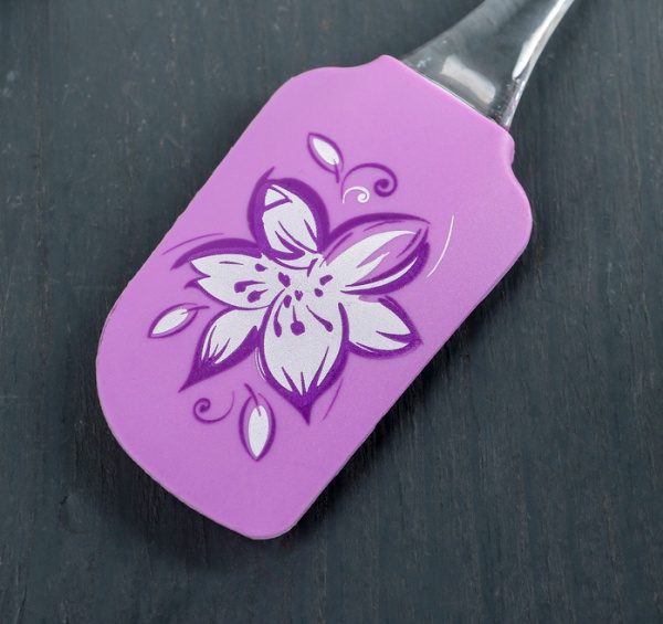 Лопатка Доляна «Настроение», 25 см, цвет и рисунок МИКС