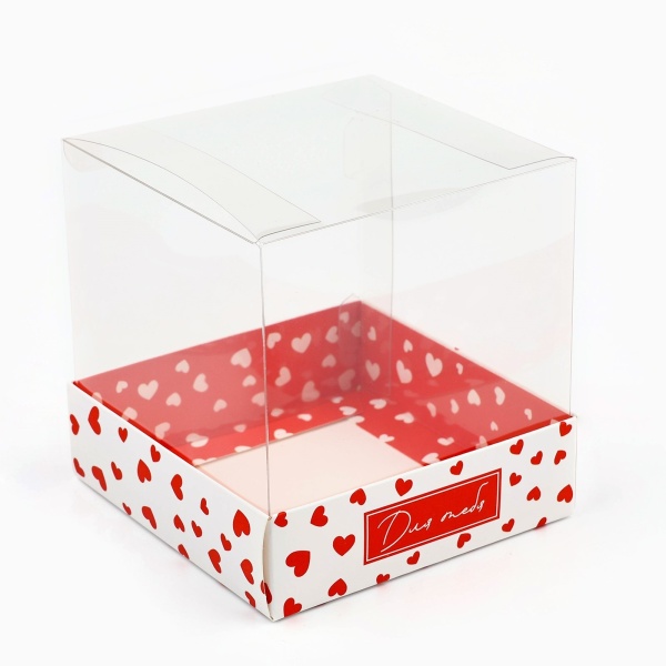 Коробка для бенто с прозрачным куполом "Для тебя", 100*100*100 см