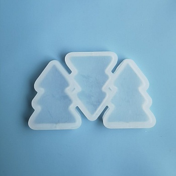 Силиконовая форма для леденцов "Елочки 3 в 1"