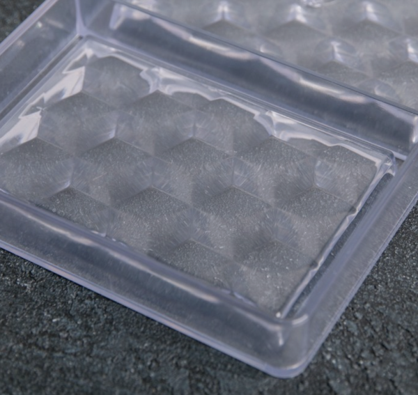 Форма поликарбонатная «Плитка шоколада», 3 ячейки, 27,4×13,5×2,5 см