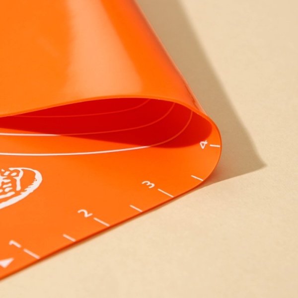 Коврик силиконовый с разлиновкой Доляна «Эрме», 28×25,5 см, цвет микс