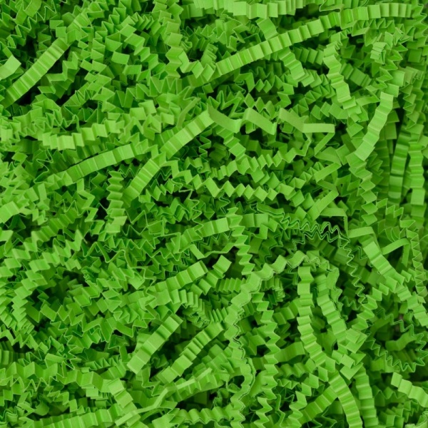Наполнитель бумажный Ярко-зеленый, 50 г (гофрированный)