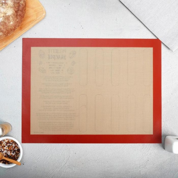 Силиконовый армированный коврик для выпечки «Эклер твоей мечты», 30 х 40 см