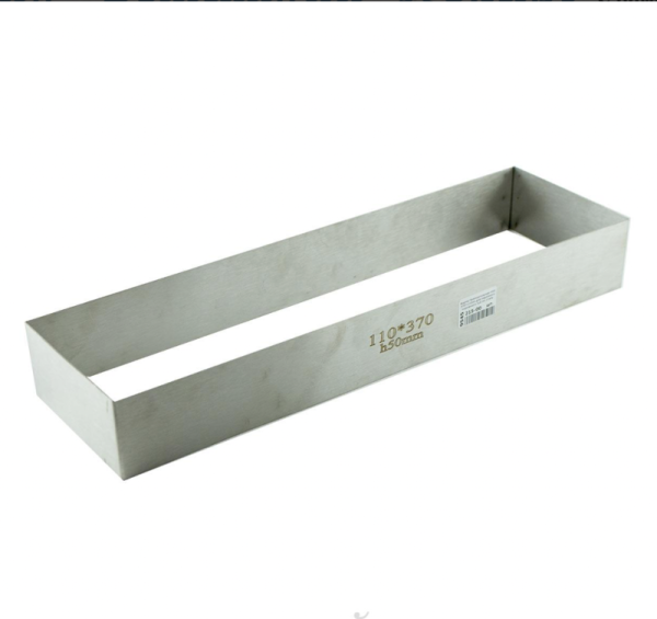 Кондитерская форма для нарезных пирожных 370*110 h-5 мм (металл 0,8 мм)