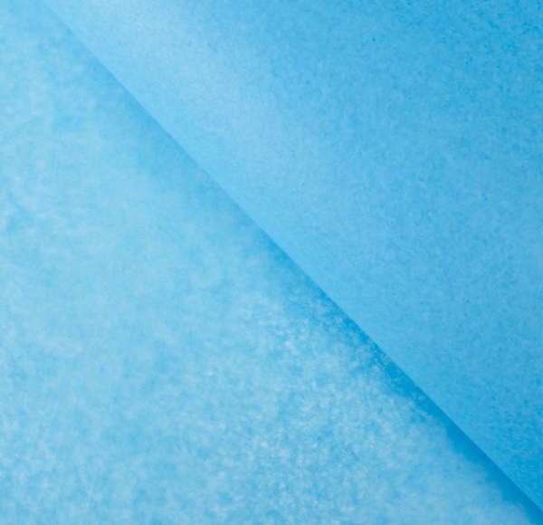 Бумага упаковочная тишью, Нежно-голубой, 50 см х 66 см, набор 10 шт