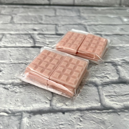 Фигурка из шоколадной глазури "Шоколадки мини ", 6 шт, цвет розовый