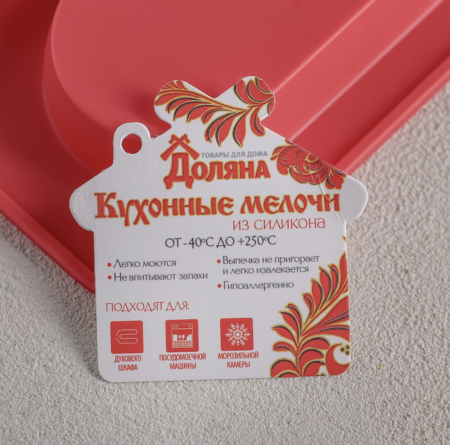 Форма силиконовая для выпечки Доляна «Эклер», 34×22 см, 6 ячеек (14,5×5,5×2 см)