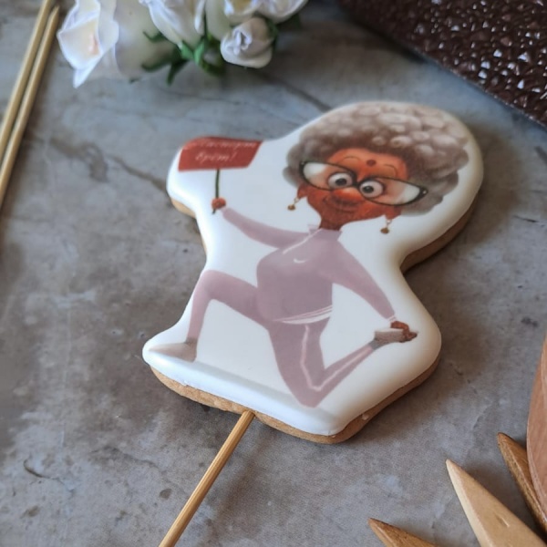 Пряник имбирный "Бабушка", 10 см